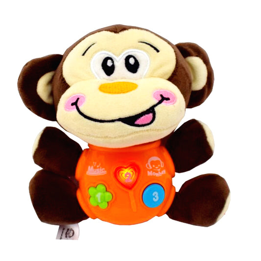 Интерактивна музикална плюшена маймунка – светлини и звуци