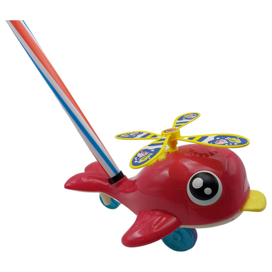 Детска буталка самолет с въртяща перка