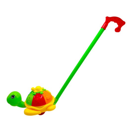 Детска буталка костенурка – цветна играчка за прохождане