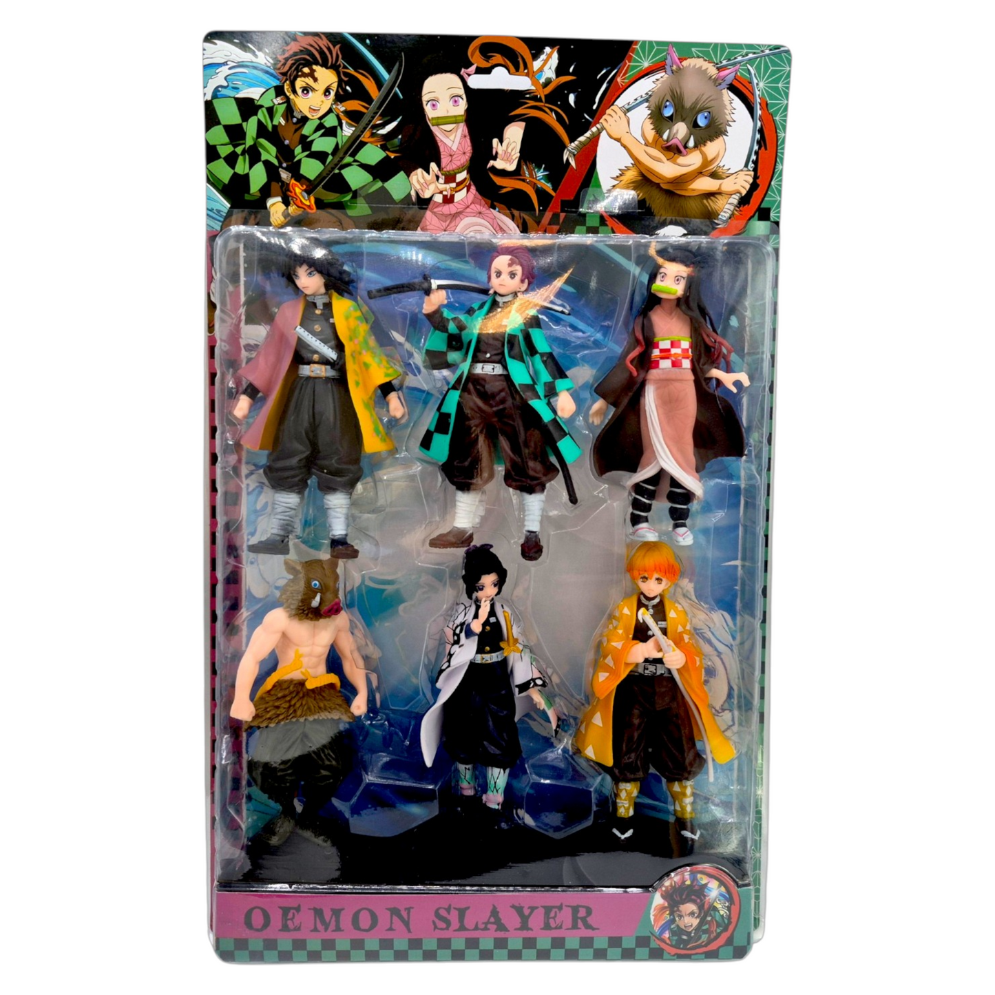 Demon Slayer Комплект – 6 Аниме Фигурки Kimetsu no Yaiba