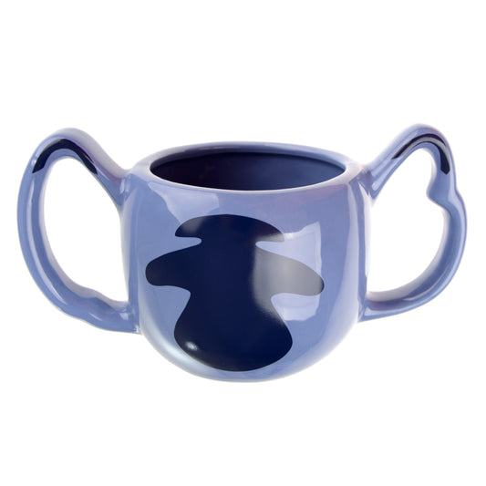 Керамична 3D чаша Stitch с две дръжки