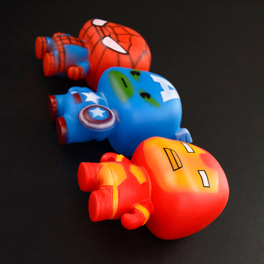 Гумени играчки супергерои – комплект