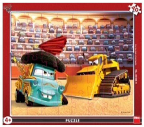 Рамков пъзел Cars 40 части