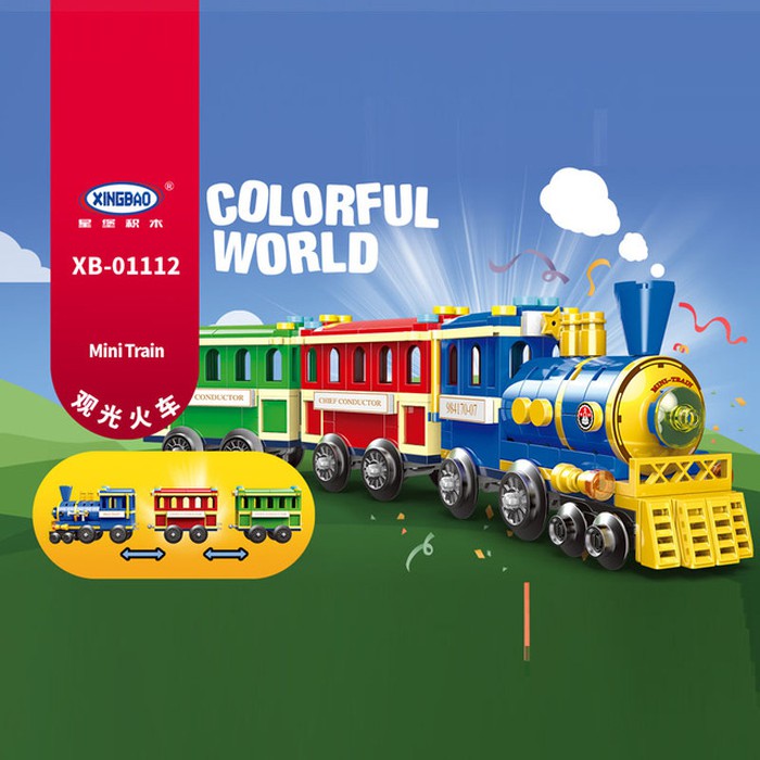 Конструктор Влак / Влакче | Детска сглобяема играчка