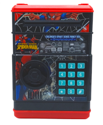 Интерактивна детска касичка, сейф Спайдърмен