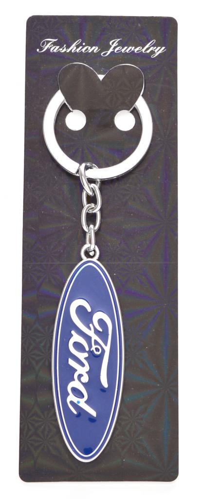 Ключодържател Ford – Метална Емблема в Син Дизайн