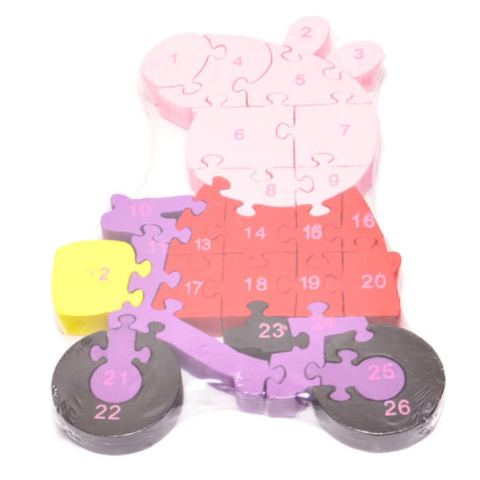 Дървен пъзел на Прасето Пепа - Peppa Pig