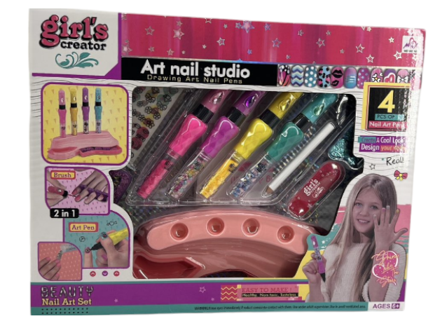 Girls Creator Art Nail Studio – комплект за рисуване и декорация на нокти