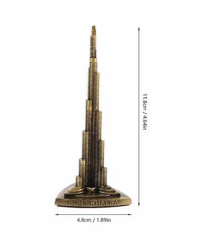 Мини фигурка Burj Khalifa – метален сувенир 11.8 см