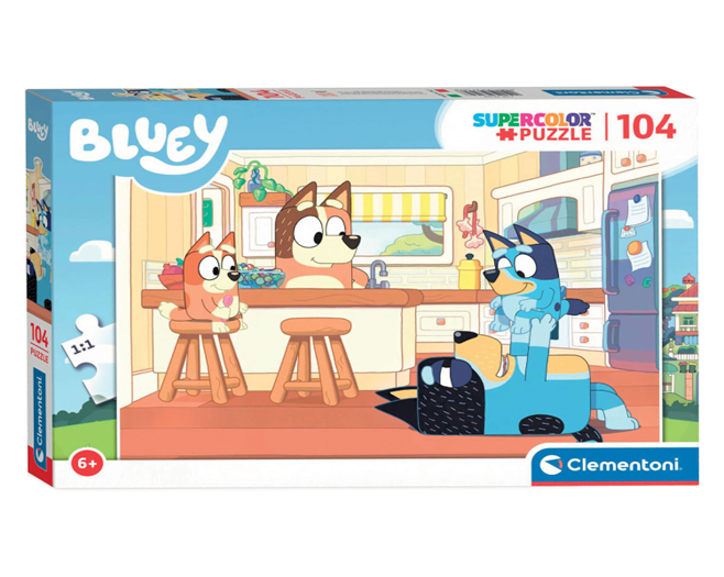 Пъзел Bluey 104 части – SuperColor Clementoni