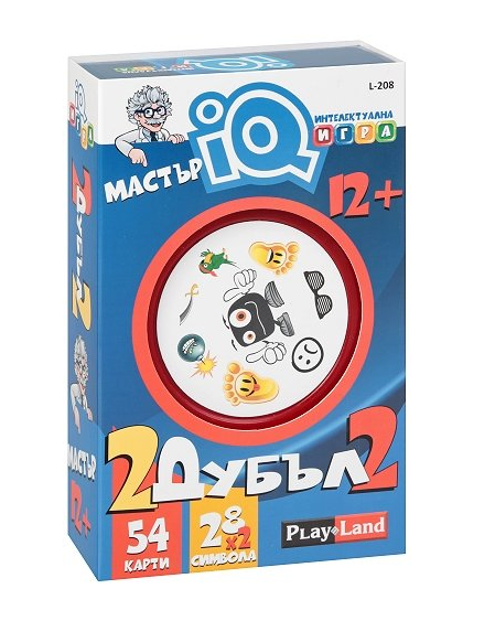 Дубъл 2 Мастър – Настолна игра с 54 карти и 28 символа