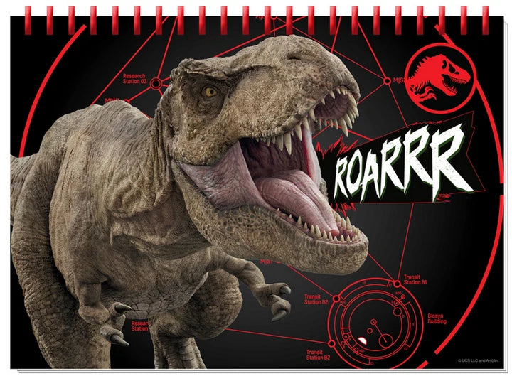 Комплект за рисуване и оцветяване Jurassic World – 31 части