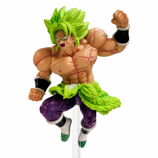 Broly Legendary Super Saiyan аниме фигура в динамична бойна поза