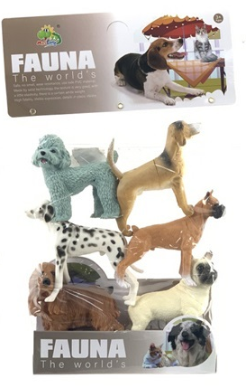 Комплект фигурки кучета – 6 броя