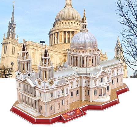 3D картонен пъзел – Катедралата „Свети Павел“