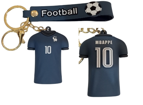 Футболен ключодържател екип Мбапе (Mbappe) – мини фланелка за фенове