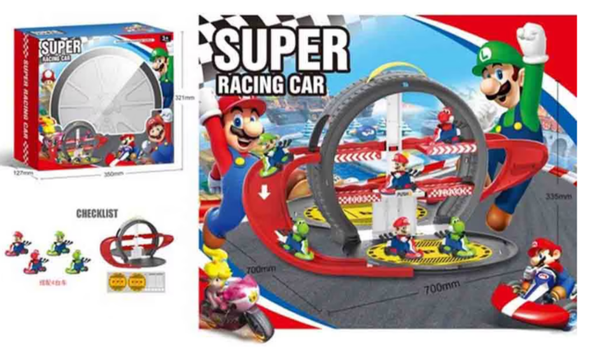 Super Mario Racing Car писта с коли
