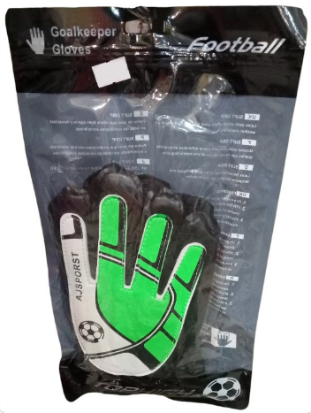 Футболни вратарски ръкавици – зелено/черно