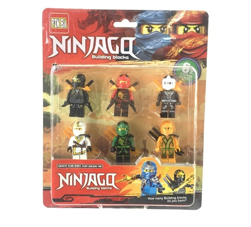 Комплект 6 фигурки Ninjago