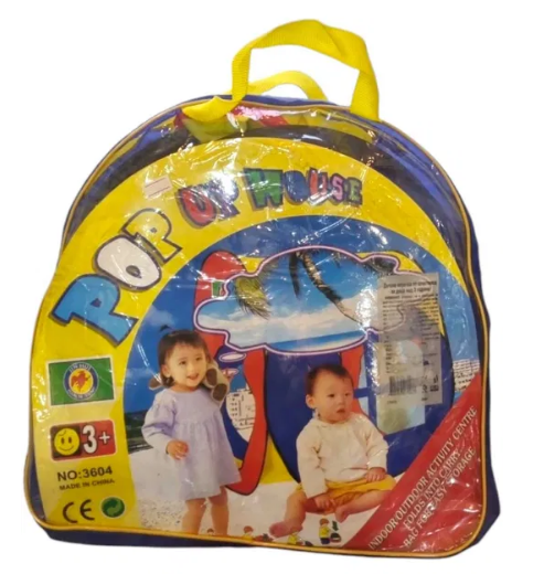 Детска палатка за игра Pop Up House – лесно разгъваема (№3604)