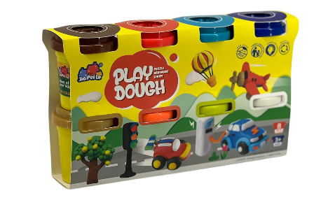 Play Dough – комплект с 8 цвята пластилин за моделиране
