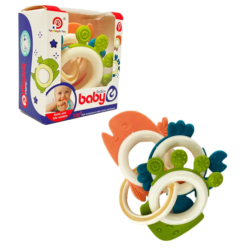 Бебешка гризалка с рингове