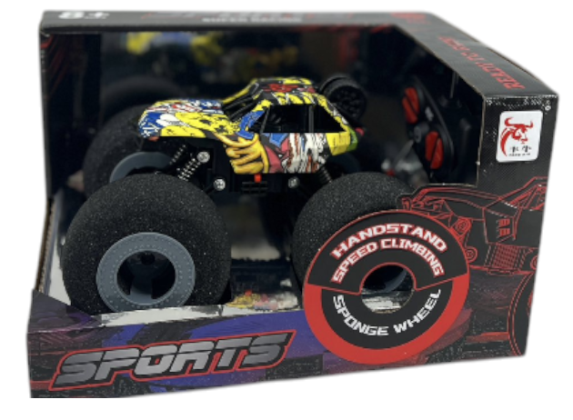 R/C количка Monster Sports – офроуд модел с гъбени гуми