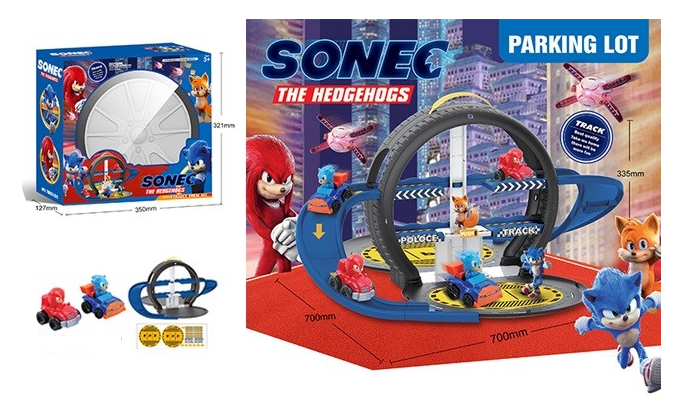 Sonic the Hedgehog – Паркинг сет с коли и писта