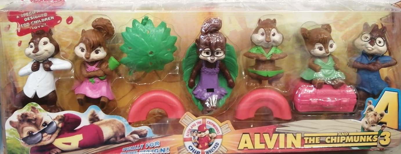 Alvin and the Chipmunks 6 фигурки