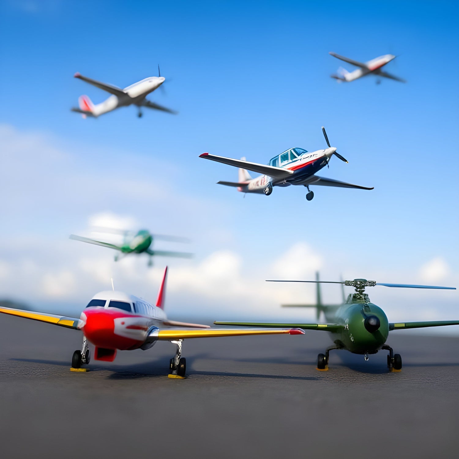 Самолети и хеликоптери