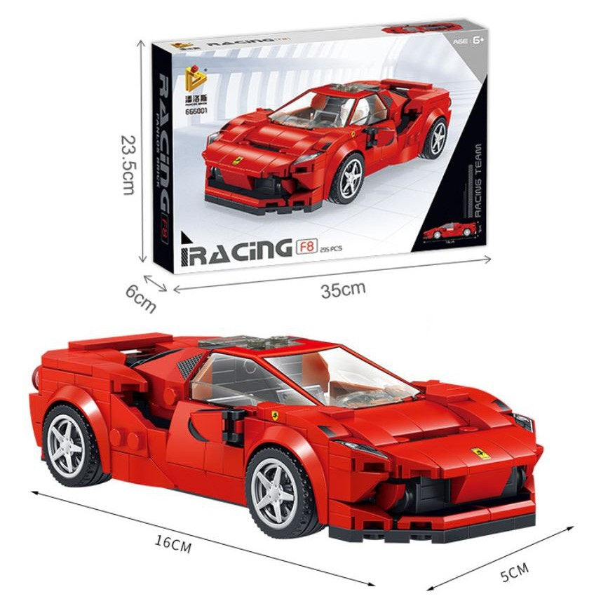 Racing F8 – конструктор червена спортна кола