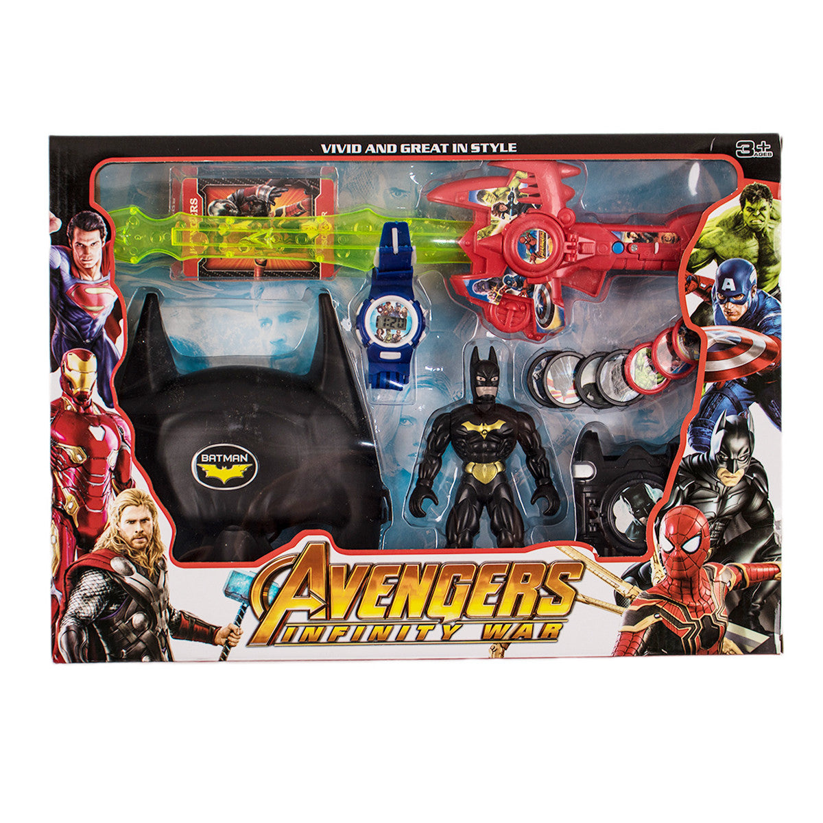 Комплект супергерои Avengers Infinity War с фигура и аксесоари