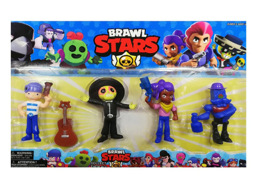 Комплект фигурки Brawl Stars – 4 героя