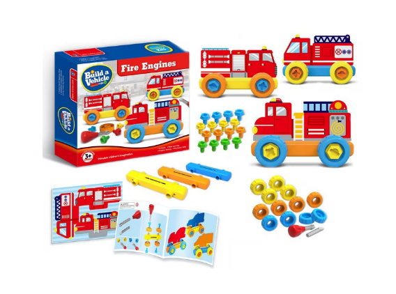Конструктор пожарни коли Build a Vehicle