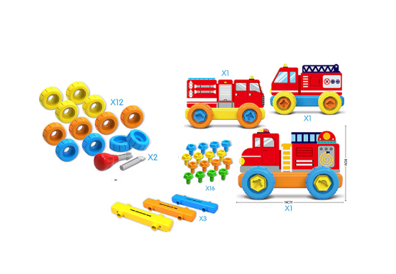 Конструктор пожарни коли Build a Vehicle