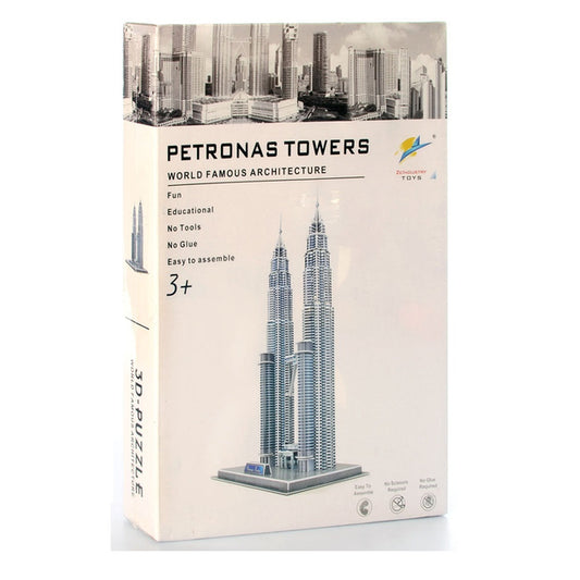 3D картонен пъзел – Кулите Петронас (Малайзия)