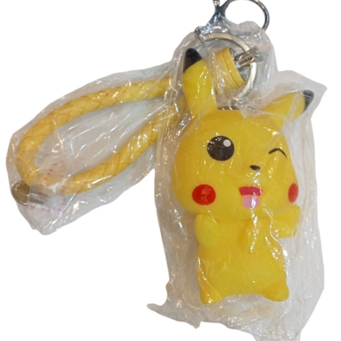 Ключодържател Pikachu – Жълт с каишка