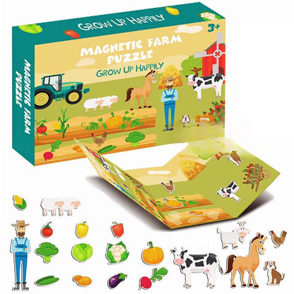 Магнитен Пъзел Ферма – 28 части