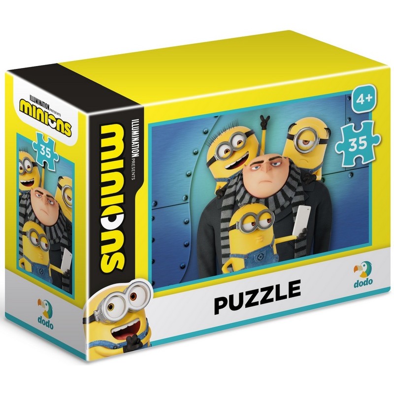 Мини пъзел Миньоните и Гру Minions 35 части