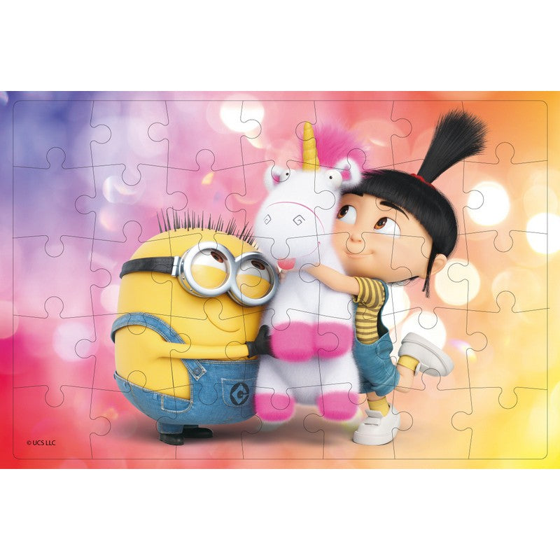 Мини пъзел Миньоните Minions с Агнес и еднорог 35 части
