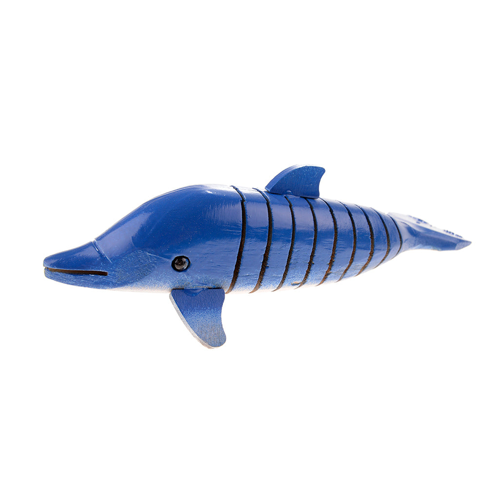 Гъвкав делфин – дървена фигурка