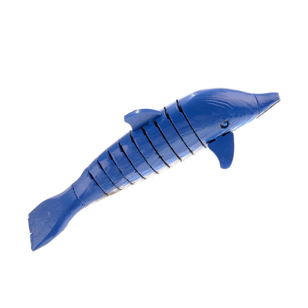 Гъвкав делфин – дървена фигурка