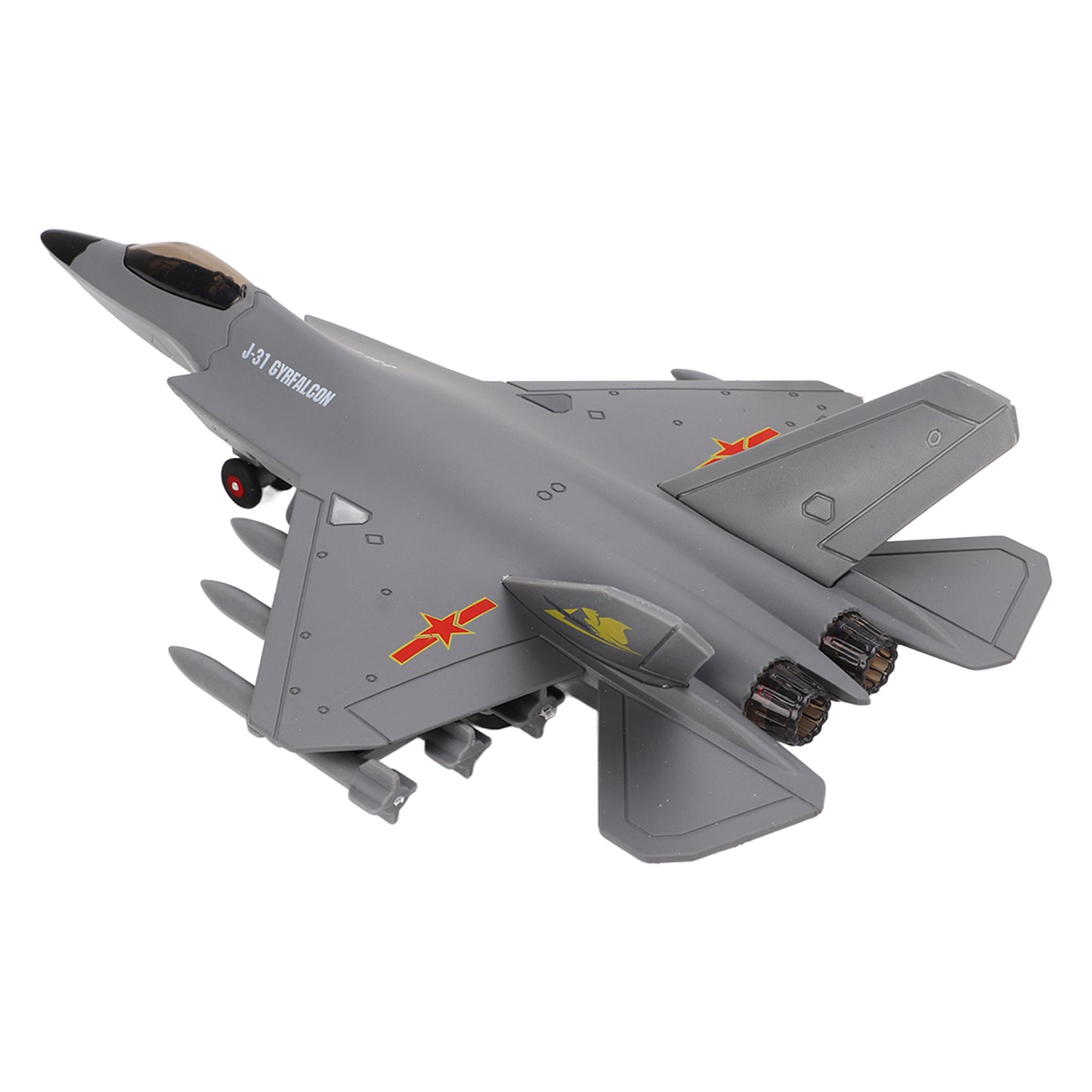 Метален изтребител J-31 Gyrfalcon