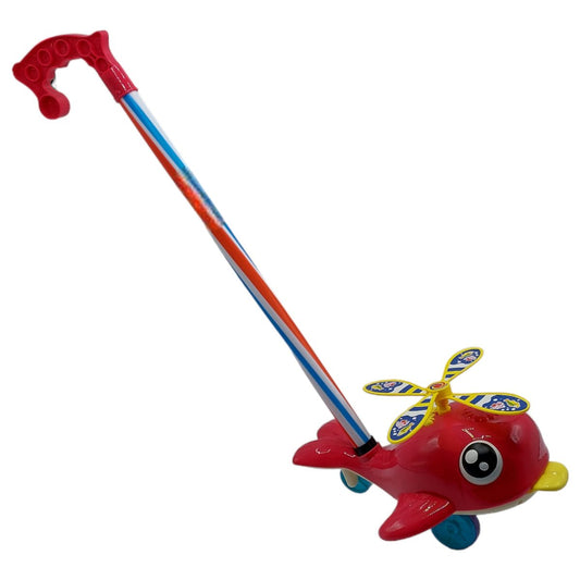 Детска буталка самолет с въртяща перка