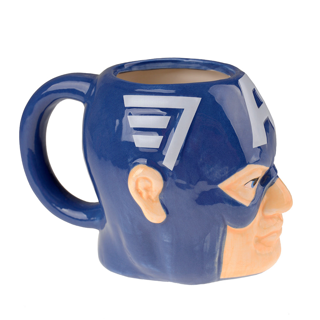 Керамична чаша Captain America – 3D дизайн
