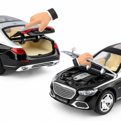 Метален модел Mercedes-Maybach S680 с отворен багажник