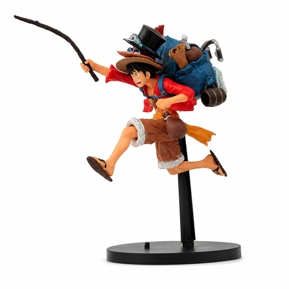 Аниме фигура Monkey D. Luffy с раница от One Piece