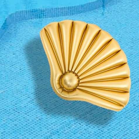 Надуваем дюшек Златна мида – 108×70 см