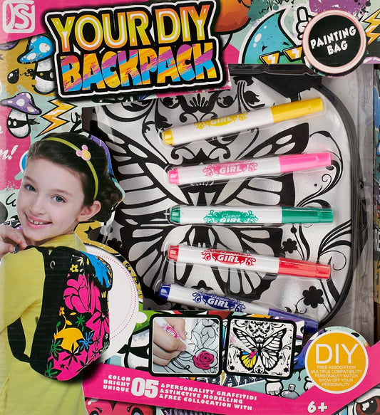 DIY Раница за оцветяване с маркери – Your DIY Backpack