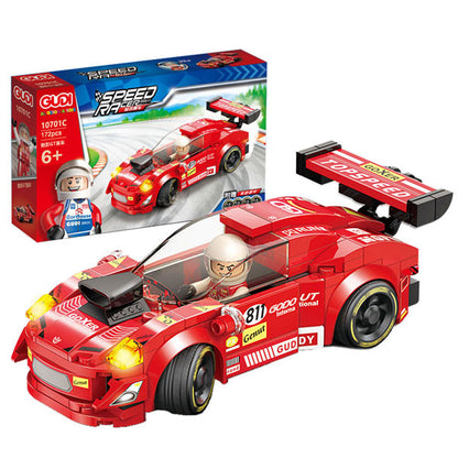 Конструктор Speed Racer – червена спортна кола 172 части